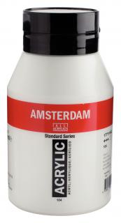 Akrylová barva Amsterdam Standard - 104 Zinc White Objem: 1000 ml