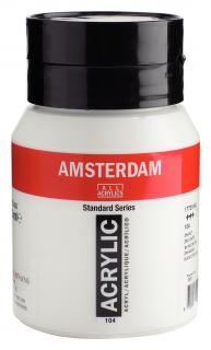 Akrylová barva Amsterdam Standard - 104 Zinc White Objem: 500 ml