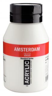 Akrylová barva Amsterdam Standard - 105 Titanium White Objem: 1000 ml