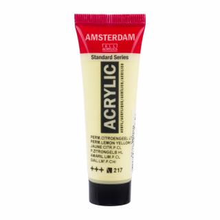 Akrylová barva Amsterdam Standard - 217 Permanent Lemon Yellow Light Objem: 20 ml