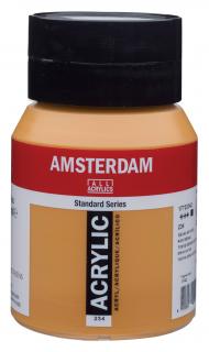 Akrylová barva Amsterdam Standard - 234 Raw Sienna Objem: 500 ml