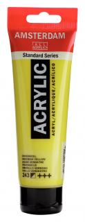 Akrylová barva Amsterdam Standard - 243 Greenish Yellow Objem: 120 ml