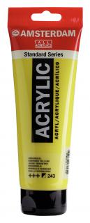 Akrylová barva Amsterdam Standard - 243 Greenish Yellow Objem: 250 ml