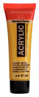 Akrylová barva Amsterdam Standard - 269 Azo Yellow Medium Objem: 20 ml