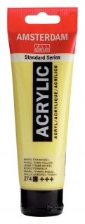 Akrylová barva Amsterdam Standard - 274 Nickel Titanium Yellow Objem: 120 ml