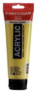 Akrylová barva Amsterdam Standard - 274 Nickel Titanium Yellow Objem: 250 ml