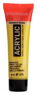 Akrylová barva Amsterdam Standard - 275 Primary Yellow Objem: 20 ml