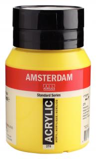 Akrylová barva Amsterdam Standard - 275 Primary Yellow Objem: 500 ml