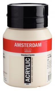 Akrylová barva Amsterdam Standard - 289 Titanium Buff Light Objem: 500 ml