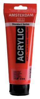 Akrylová barva Amsterdam Standard - 315 Pyrrole Red Objem: 250 ml