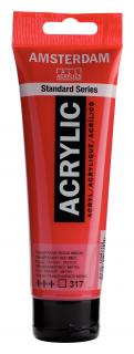 Akrylová barva Amsterdam Standard - 317 Transparent Red Medium Objem: 120 ml