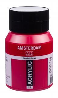 Akrylová barva Amsterdam Standard - 318 Carmine Objem: 500 ml