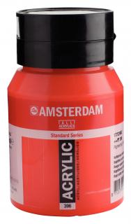 Akrylová barva Amsterdam Standard - 396 Naphthol Red Medium Objem: 500 ml