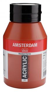 Akrylová barva Amsterdam Standard - 411 Burnt Sienna Objem: 1000 ml