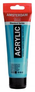 Akrylová barva Amsterdam Standard - 522 Turquoise Blue Objem: 120 ml