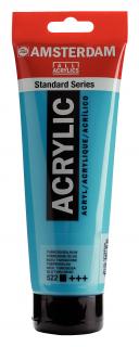 Akrylová barva Amsterdam Standard - 522 Turquoise Blue Objem: 250 ml