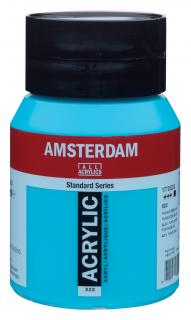 Akrylová barva Amsterdam Standard - 522 Turquoise Blue Objem: 500 ml