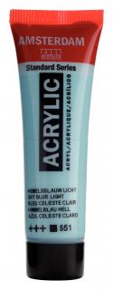 Akrylová barva Amsterdam Standard - 551 Sky Blue Light Objem: 20 ml