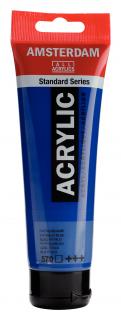 Akrylová barva Amsterdam Standard - 570 Phthalo Blue Objem: 120 ml