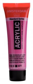 Akrylová barva Amsterdam Standard - 577 Permanent Red Violet Light Objem: 20 ml