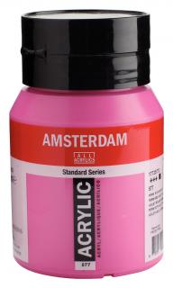 Akrylová barva Amsterdam Standard - 577 Permanent Red Violet Light Objem: 500 ml