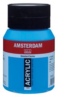 Akrylová barva Amsterdam Standard - 582 Manganese Blue Objem: 500 ml