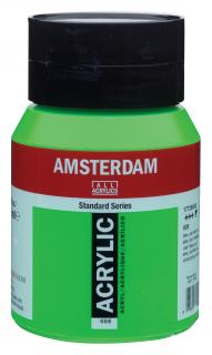 Akrylová barva Amsterdam Standard - 605 Brilliant Green Objem: 500 ml