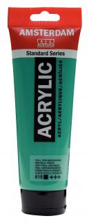 Akrylová barva Amsterdam Standard - 615 Emerald Green Objem: 250 ml