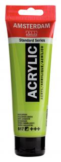 Akrylová barva Amsterdam Standard - 617 Yellowish Green Objem: 120 ml