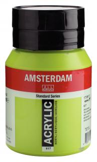 Akrylová barva Amsterdam Standard - 617 Yellowish Green Objem: 500 ml