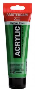 Akrylová barva Amsterdam Standard - 618 Permanent Green Light Objem: 120 ml