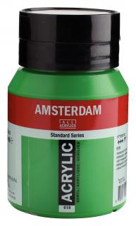 Akrylová barva Amsterdam Standard - 618 Permanent Green Light Objem: 500 ml