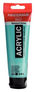 Akrylová barva Amsterdam Standard - 661 Turquoise Green Objem: 120 ml