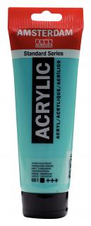 Akrylová barva Amsterdam Standard - 661 Turquoise Green Objem: 250 ml