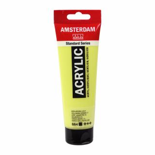 Akrylová barva Amsterdam Standard - 664 Yellowish Green Light Objem: 120 ml