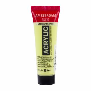 Akrylová barva Amsterdam Standard - 664 Yellowish Green Light Objem: 20 ml