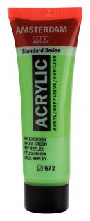 Akrylová barva Amsterdam Standard - 672 Reflex Green Objem: 20 ml