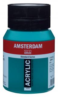 Akrylová barva Amsterdam Standard - 675 Phthalo Green Objem: 500 ml