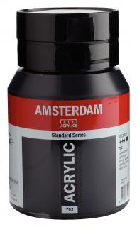 Akrylová barva Amsterdam Standard - 702 Lamp Black Objem: 500 ml