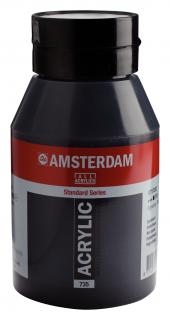 Akrylová barva Amsterdam Standard - 735 Oxide Black Objem: 1000 ml