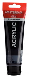 Akrylová barva Amsterdam Standard - 735 Oxide Black Objem: 120 ml