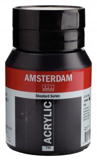 Akrylová barva Amsterdam Standard - 735 Oxide Black Objem: 500 ml