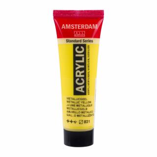 Akrylová barva Amsterdam Standard - 831 Metallic Yellow Objem: 20 ml