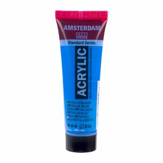 Akrylová barva Amsterdam Standard - 834 Metallic Blue Objem: 20 ml