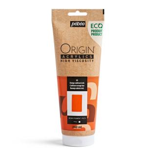 Akrylová barva Pébéo Origin Acrylics - 05 Cadmium Orange Hue Objem: 240 ml