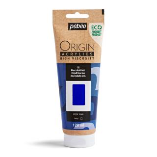 Akrylová barva Pébéo Origin Acrylics - 18 Cobalt Blue Hue Objem: 120 ml