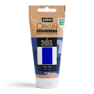 Akrylová barva Pébéo Origin Acrylics - 18 Cobalt Blue Hue Objem: 60 ml