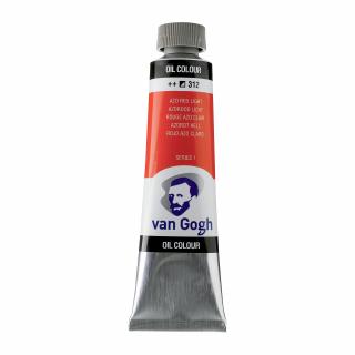 Olejová barva Van Gogh 40 ml - 312 Azo Red Light