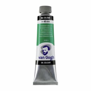 Olejová barva Van Gogh 40 ml - 619 Permanent Green Deep