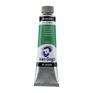 Olejová barva Van Gogh 40 ml - 675 Phthalo Green